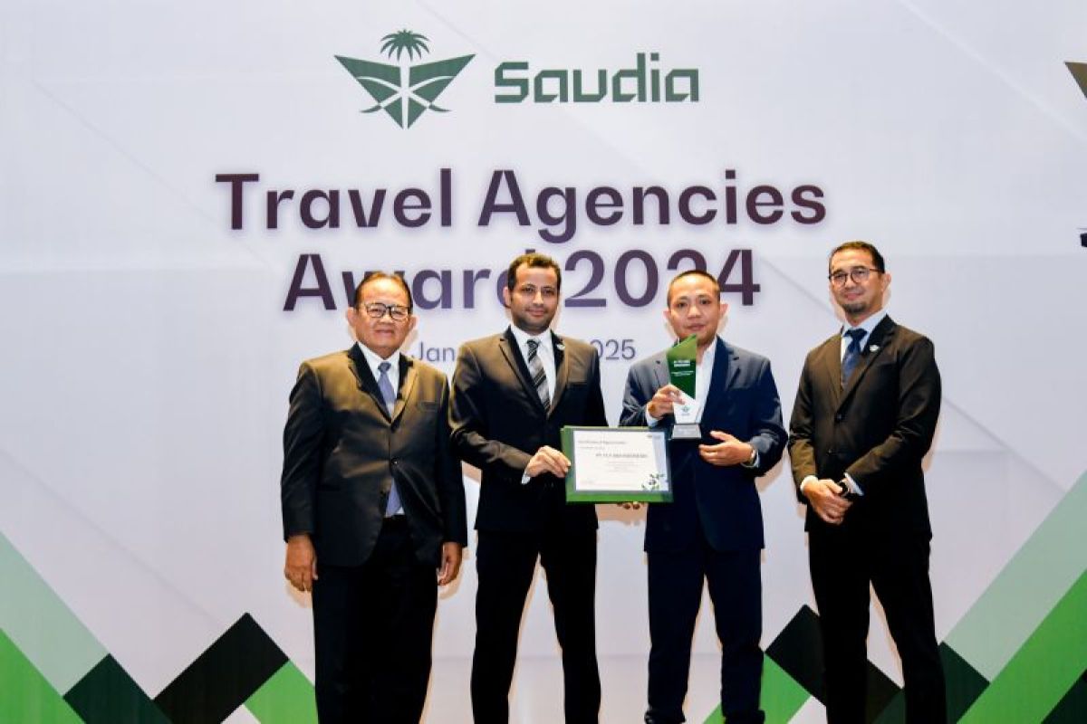 Fly DBA Indonesia raih penghargaan tertinggi dari Saudia Airlines